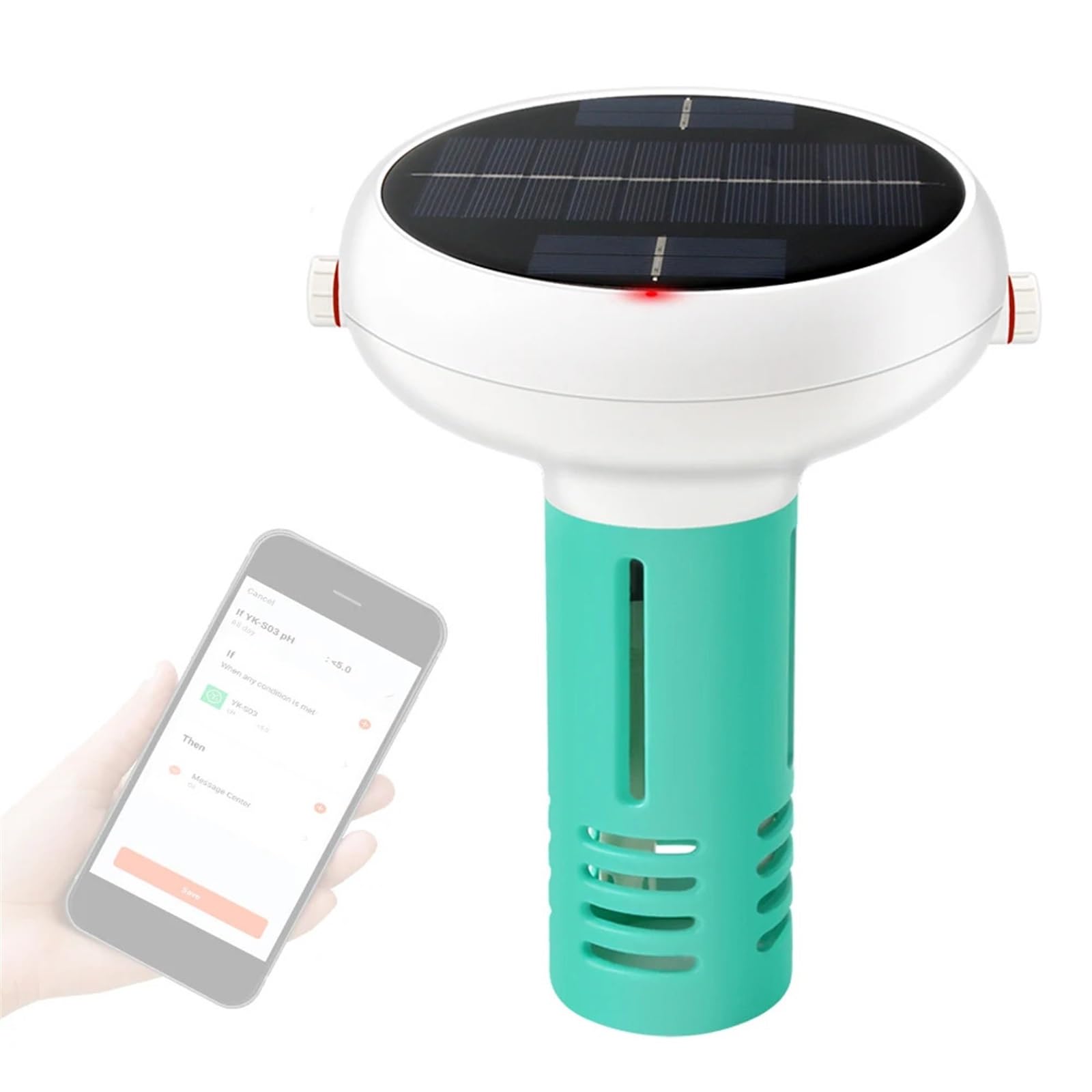 Compteur de Chlore Intelligent 7 en 1 PH ORP EC Total des Solides dissous salinité température CL testeur d'eau Piscine Jardinage, Agriculture