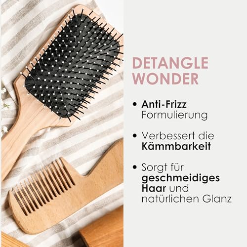 Jean & Len Knotenlöser 2-Phasen Leave-In Pflegespray, für jeden Haartyp geeignet, entwirrt das Haar & verbessert die Kämmbarkeit, frischer Duft, Detangling, ohne Silikone & Parabene, vegan, 100 ml