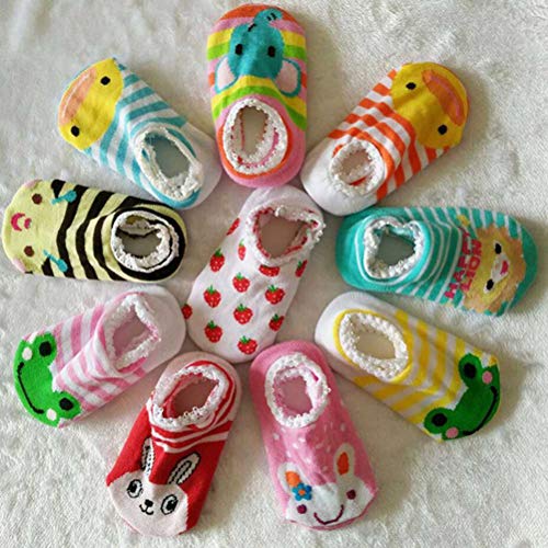 Meias STOBOK para bebês meninas, lindas meias de renda respiráveis, 10 pares