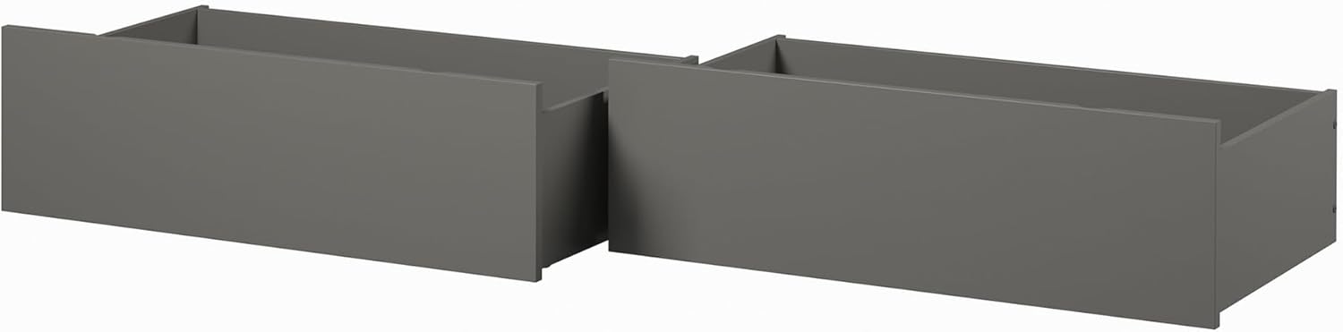 AFI Queen/King/Twin XL Under Bed Storage Drawers (Set of 2), Grey