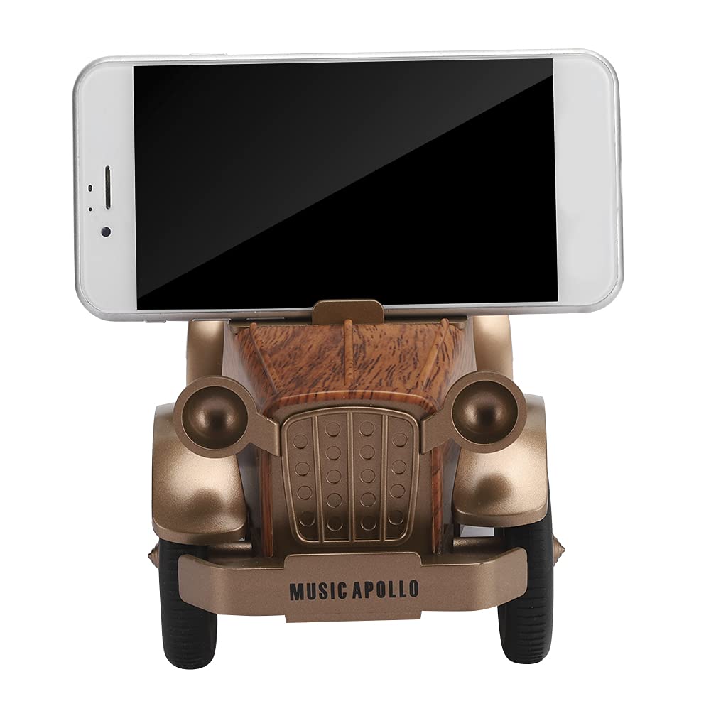 WISENOVO Altoparlante Bluetooth Senza Fili per Auto D'epoca Elegante Cassa di Risonanza Domestica per gli Amanti del retrò, Plastica ABS