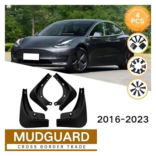 Guardabarros para coche Tesla Model 3 2016-2023 accesorios de protección 2