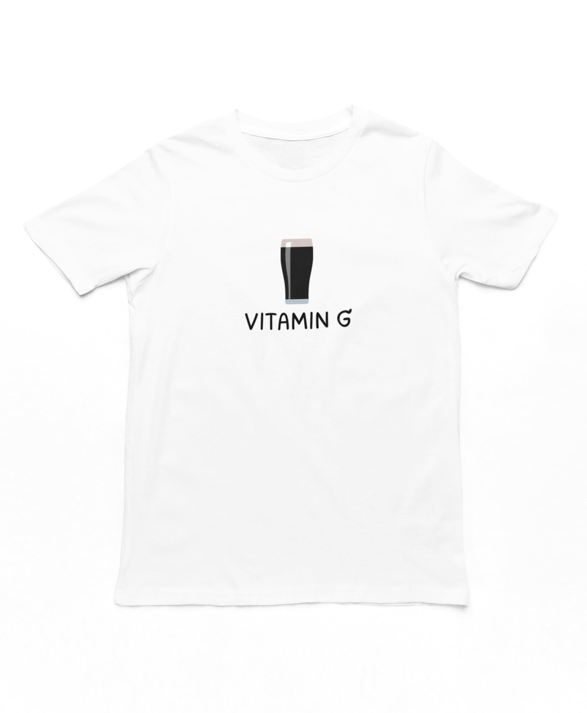 Vitamin G T-Shirt | Funny Men's Top, Stout Lover Gift, Beer Festival Tops