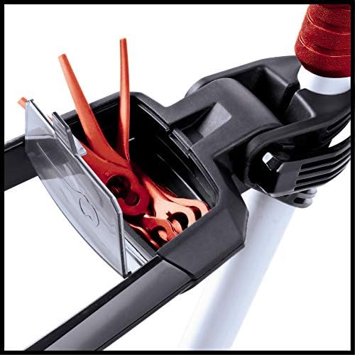 Einhell Power X-Change 18V Cordless Strimmer With Battery And Charger - 24cm Cutting Width, Lightweight Cordless Grass Trimmer and Lawn Edger, Includes 20 x Blades - GE-CT 18 Li Garden Strimmer