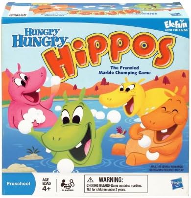 Hungry Hungry Hippos Tabletop Game (Packaging May Vary)