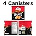 Nut Harvest, Flamin' Hot Peanuts, 16 oz Canisters, (4 Pack)
