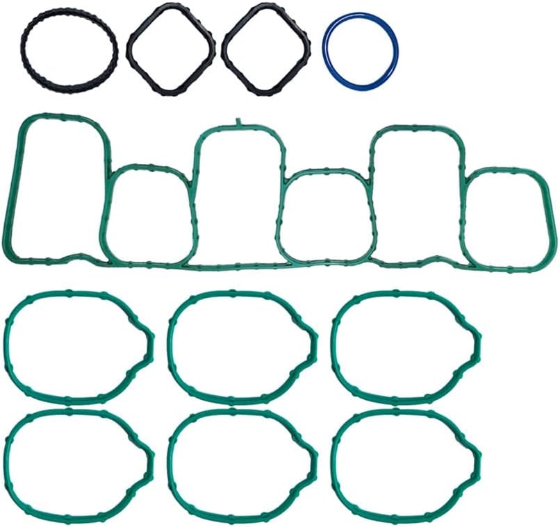 Intake Manifold Gasket Set for 2011-2015 Ford 3.5L-3.7L V6 DOHC - Fits For F-150, Mustang, Edge & Lincoln MKZ, MKX - Complete Engine Gasket Kit Replacement