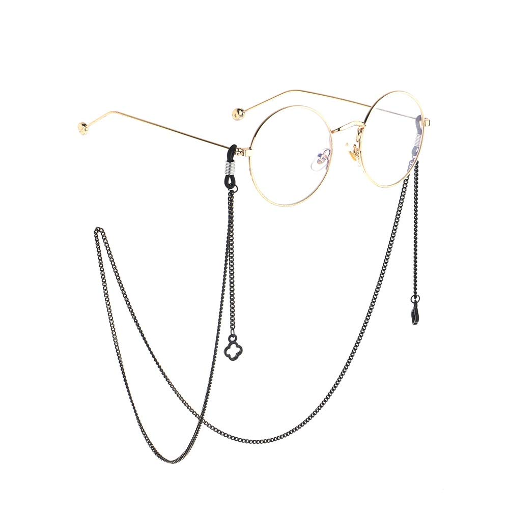 Sonnenbrillen-Kette, Brillenband, Damen Brillenkette Schloss Brillengestell Anti-Verlust Metall Brillenkette