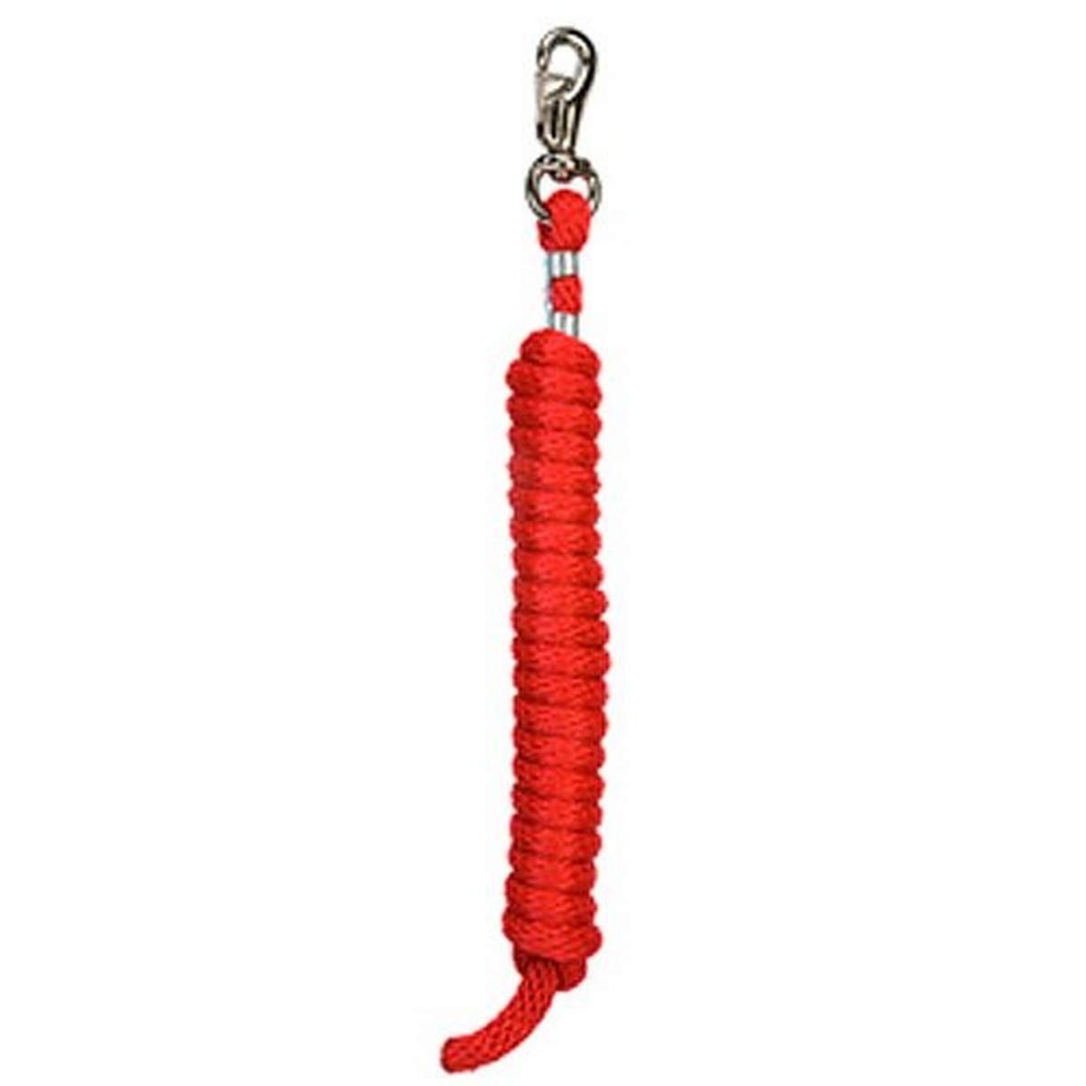 Weaver Cuero Poli Cuerda de Plomo con Bull Snap Chapado en níquel, Color Azul Marino/Azul/Turquesa, 5/8 "x 10", Rojo