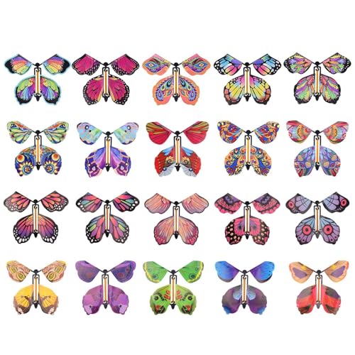 KSBBHDS 20 Piezas De Mariposas Voladoras Mágicas, Juguetes Divertidos para Tarjetas, Regalos Sorpresa para Niños, Regalos De Fiesta, Accesorios Creativos KSBBHDS 20 Piezas De Mariposas Voladoras Mágicas, Juguetes Divertidos para Tarjetas, Regalos Sorpresa para Niños, Regalos De Fiesta, Accesorios Creativos