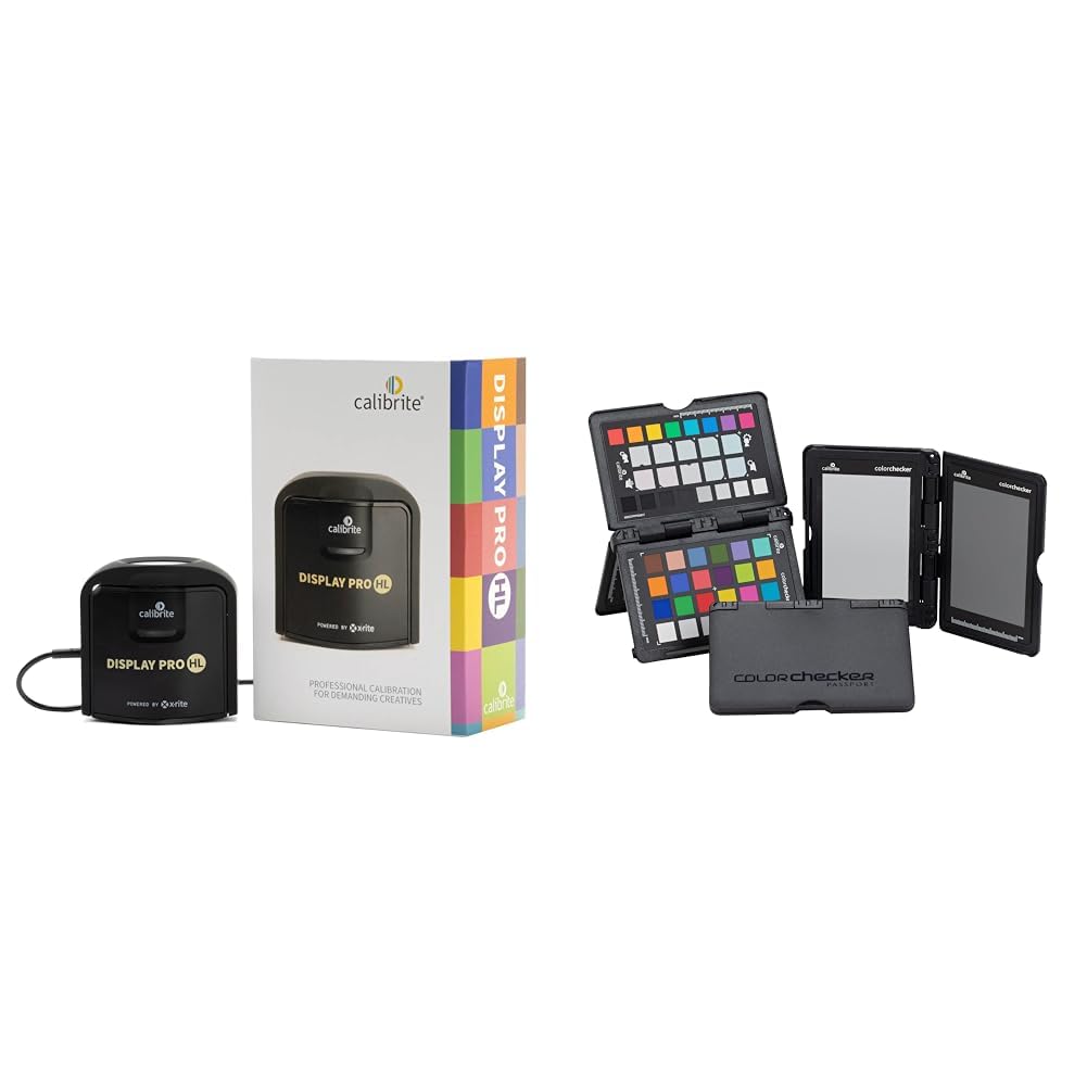 Calibrite Display Plus HL: calibrazione del colore di precisione per creativi esigenti con l'ultima tecnologia display & ColorChecker Passport Photo 2: color chart per la fotografia