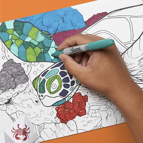 Image of Sharpie Permanent Markers, Fine Tip, Assorted Colors, 144 Markers Total (12 Packs of 12)