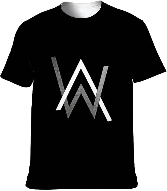 Amazon Alan Walker Logo Tシャツ メンズ 半袖 肌着 ゆったり 薄手 快適 カジュアル おしゃれ メンズ服 夏 Tシャツ カットソー 通販