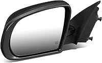 Vista 12 de DNA Motoring OEM-MR-CH1320413 Espejo retrovisor de puerta lateral izquierdo con señal de giro y vidrio asférico compatible con Grand Cherokee