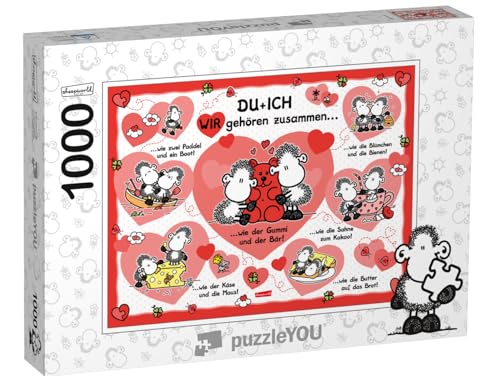 puzzleYOU: Puzzle 1000 Teile „Du und Ich – wir gehören zusammen!“