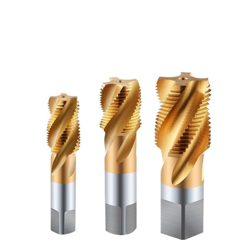 Macho de roscar for tubería G/ZG/RC/NPT/PT, 1/16-1 pulgada HSS CO M35, herramienta de roscado de flauta espiral for acero inoxidable(G1)