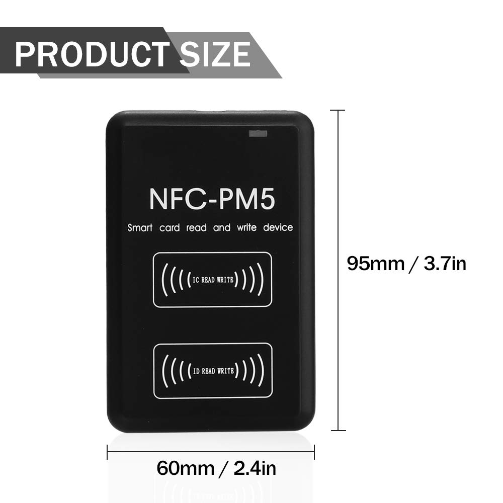 Irfora NFC RFI-D Kopierer IC ID Reader Writer Duplikator mit vollständiger Dekodierungsfunktion Intelligentes Karten-Lese- und Schreibgerät