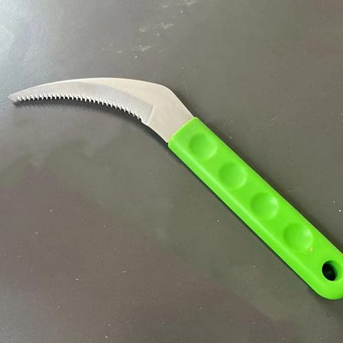 Miniatura 8 de Yardwe Herramienta de tracción Manual Deshierbe Serrated Edge Gardening Scythes para Herramientas de Agricultura