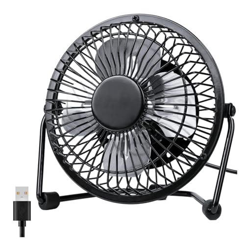 Ventilateur portable à 2 vitesses USB orientable pour espace de travail - 2