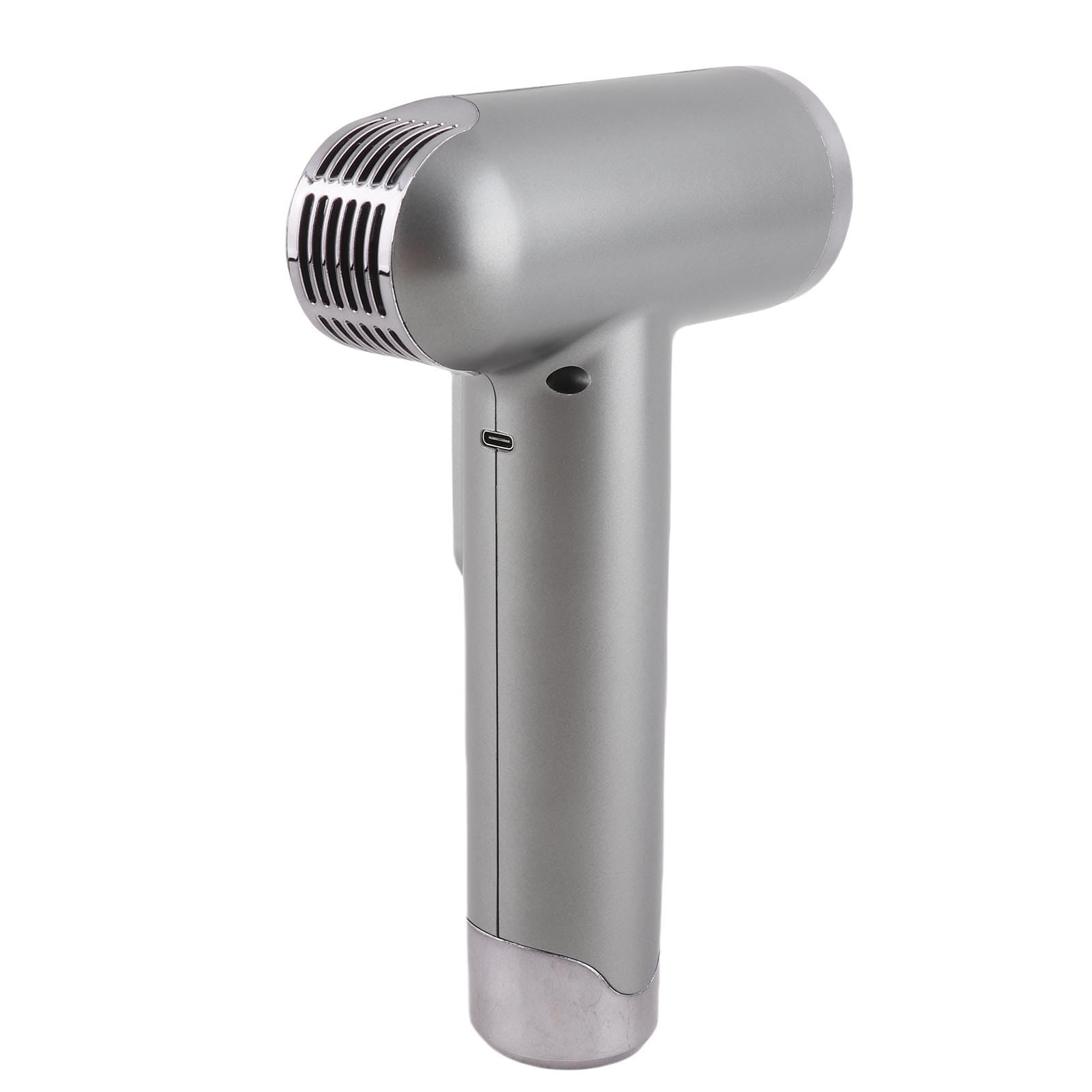 Kabelloser Haartrockner, Bürstenloser Motor mit 100.000 U/min, Schnelles Trocknen Unter 45 DB, 3 Geschwindigkeitsstufen, Magnetischer Düsenaufsatz, 6 X 2500 MAh, 8 Stunden (Grau)