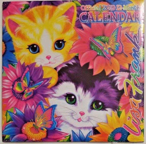 2019 12-Month Lisa Frank Calendar