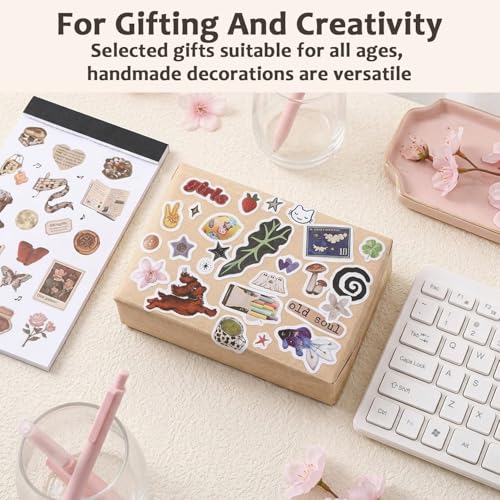Image of PATPAT 50 Sheets Sticker Book for Journal, 1300 Cute Designs