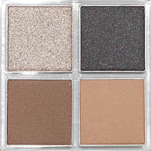 Palladio Eyeshadow Quads, Velvety Pigmented Blendable Matte, Metallic & Shimmer Finishes, Creamy Formula, Four Way Quad Eye Shadow Palette, Talc-Free (Party Rocker) #TOP4