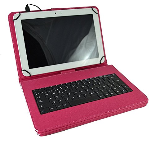 Theoutlettablet® Funda con Teclado en español (Incluye Letra Ñ) para Tablet Lenovo Tab 2 A10-30...