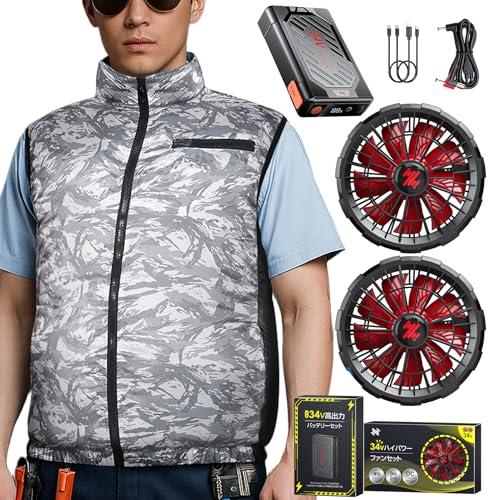 ナッキー❗️ファン付きベスト　新品未使用❗️Letibe 空調作業服 ナッキー❗️ファン付きベスト 新品未使用❗️Letibe 空調作業服