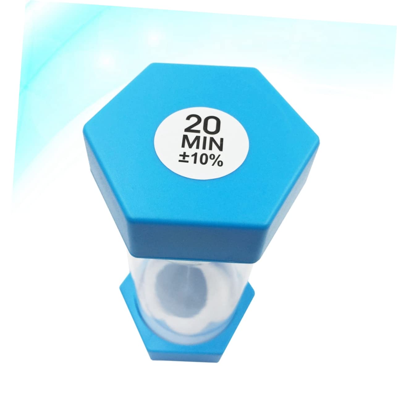 MAGICLULU 2 Relojes De Arena para Niños con Temporizador Visual De 20 Piezas para Niños Y Niñas con Luz Decorativa Hexagonal.