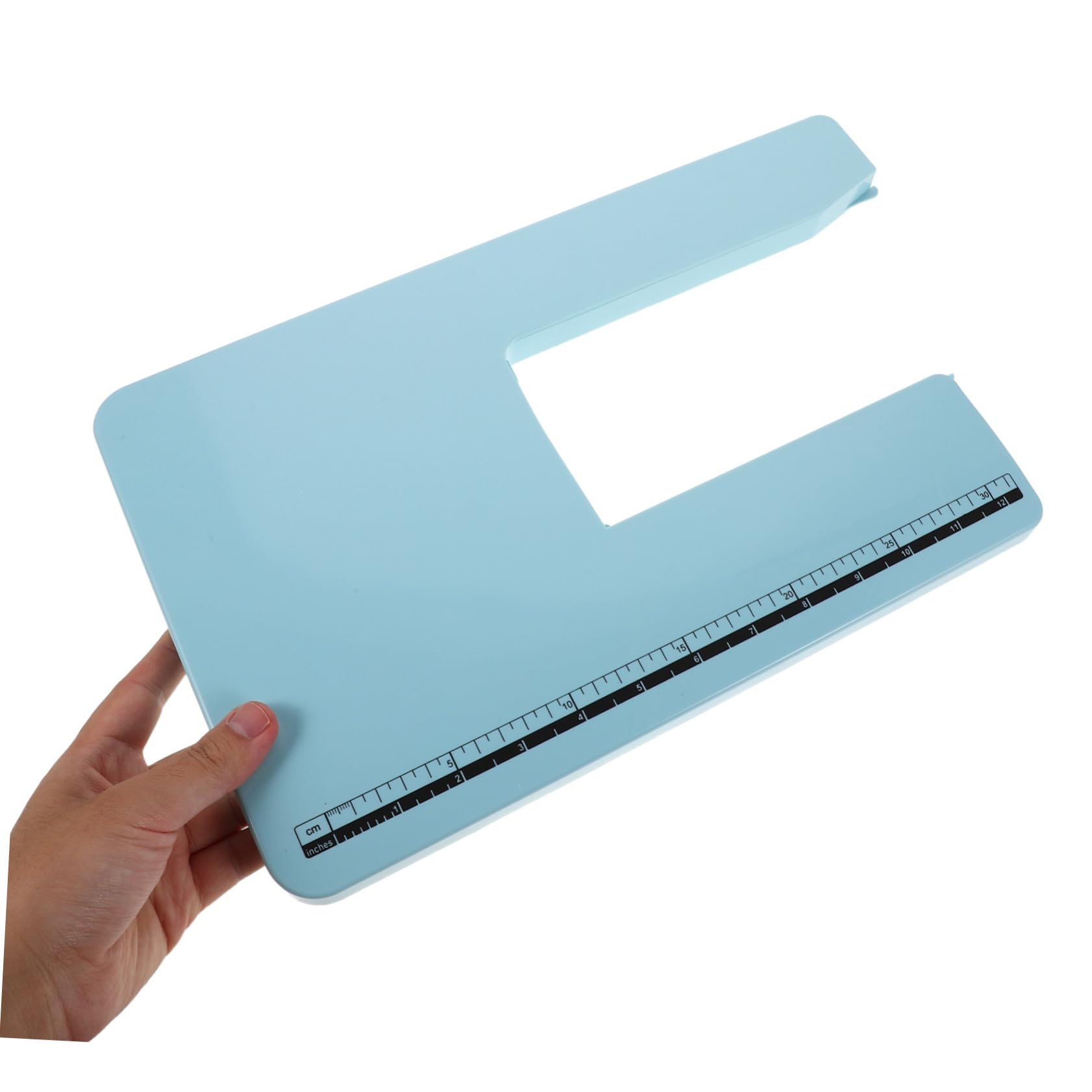Mikikit Carte d'extension pour Machine à Coudre Couture Accessoire Table complémentaire Machine à Coudre Attachement Table de Couture Plastique Ciel Bleu
