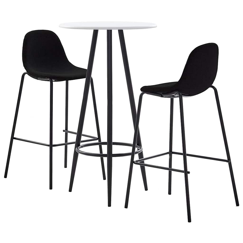 Juego de mesa de bar y 2 taburetes para desayunos cómodos en cocinas estrechas