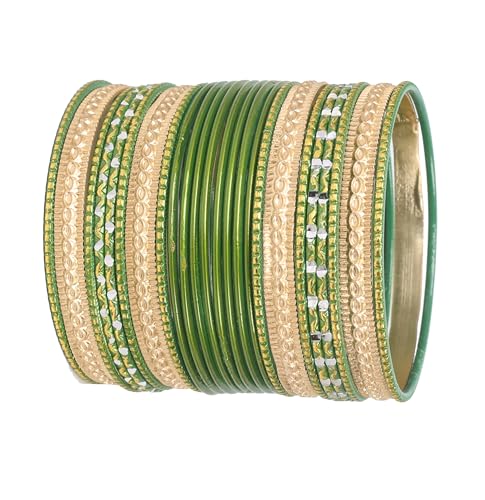 Bracelets indiens vert pastel parfaits pour vos mariages et soirées
