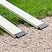 BISupply Truck Loading Ramp Ends - 12in Aluminum Ramps Bracket and Rubber Feet Kit for Cars, Trucks, Trailers, Driveways, Sheds, Lawn Mowers and More