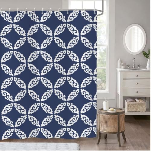 Rideau douche imperméable xxl résistant à la moisissure avec 12 crochets - 4