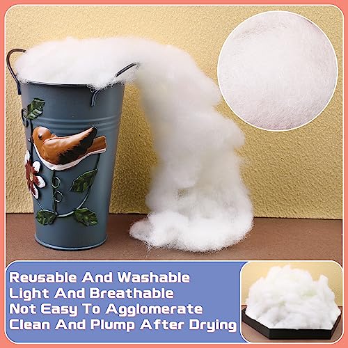 Image of Bupete 1.9lb /31.7oz Polyfill Stuffing, (1.8oz~4.18lb) Pillow Stuffing | Pillow Filling Stuffing for Couch Pillows, Stuffing for Pillows, Fiber Filling Stuffing, Polyester Fiberfill Stuffing
