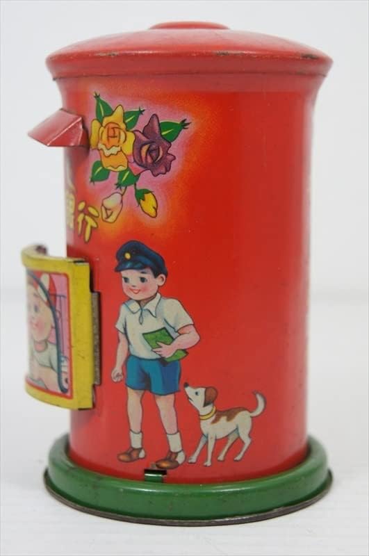 昭和レトロ ゼンマイ式貯金箱 ブリキ製「HAPPY HIPPO BANK」カバ Yahoo