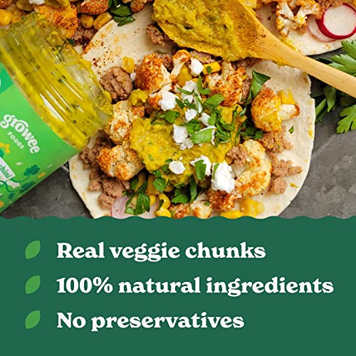 Growee Foods Vegan Curry Zucchini Spread & Dip, Gluten-Free, All Natural, Plant-Based, Non-Gmo, Nut-Free Thick And Creamy Vegan Spread, Veggie Dip, Sandwich Spread, Charcuterie Board Dip - 9 Oz- Pack 3 #TOP4