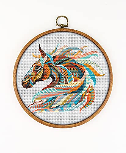 Mandala Horse Cross Stitch Pattern