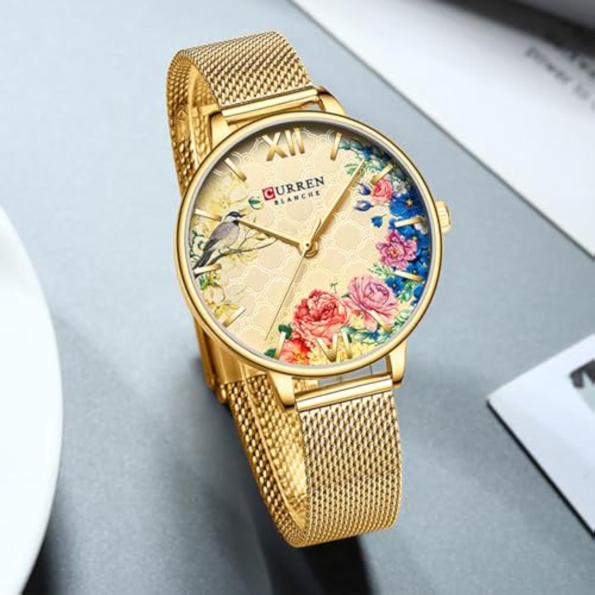 Women's Unique Analog Watch, Stylish Gift for Her