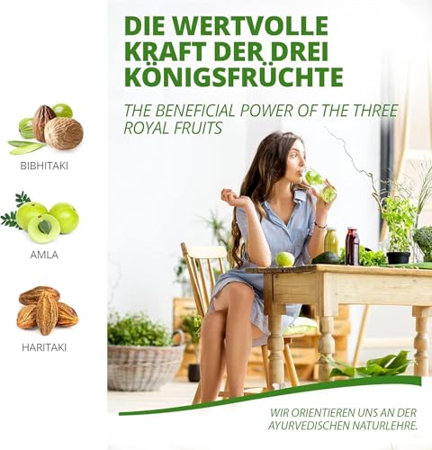 MoriVeda Triphala Presslinge 1000mg 360 Stk. - Ayurveda – Ansicht 2