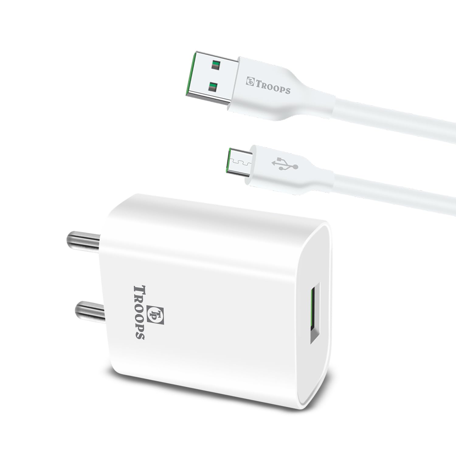 TP TROOPS 2.1A USB Fast Charging Adaptor,Comes with 1M -Micro Cable Single Port Wall Charger fo All Smartphone (Micro USB adptor with Micro Cable) (B0CD7Z5569) Amazon Price History, Amazon Price Tracker