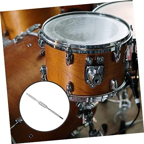 Soporte extensible para cowbell de doble varilla para batería, soporte ajustable para percusión, construcción robusta de acero, incluye hardware de montaje miniatura 4
