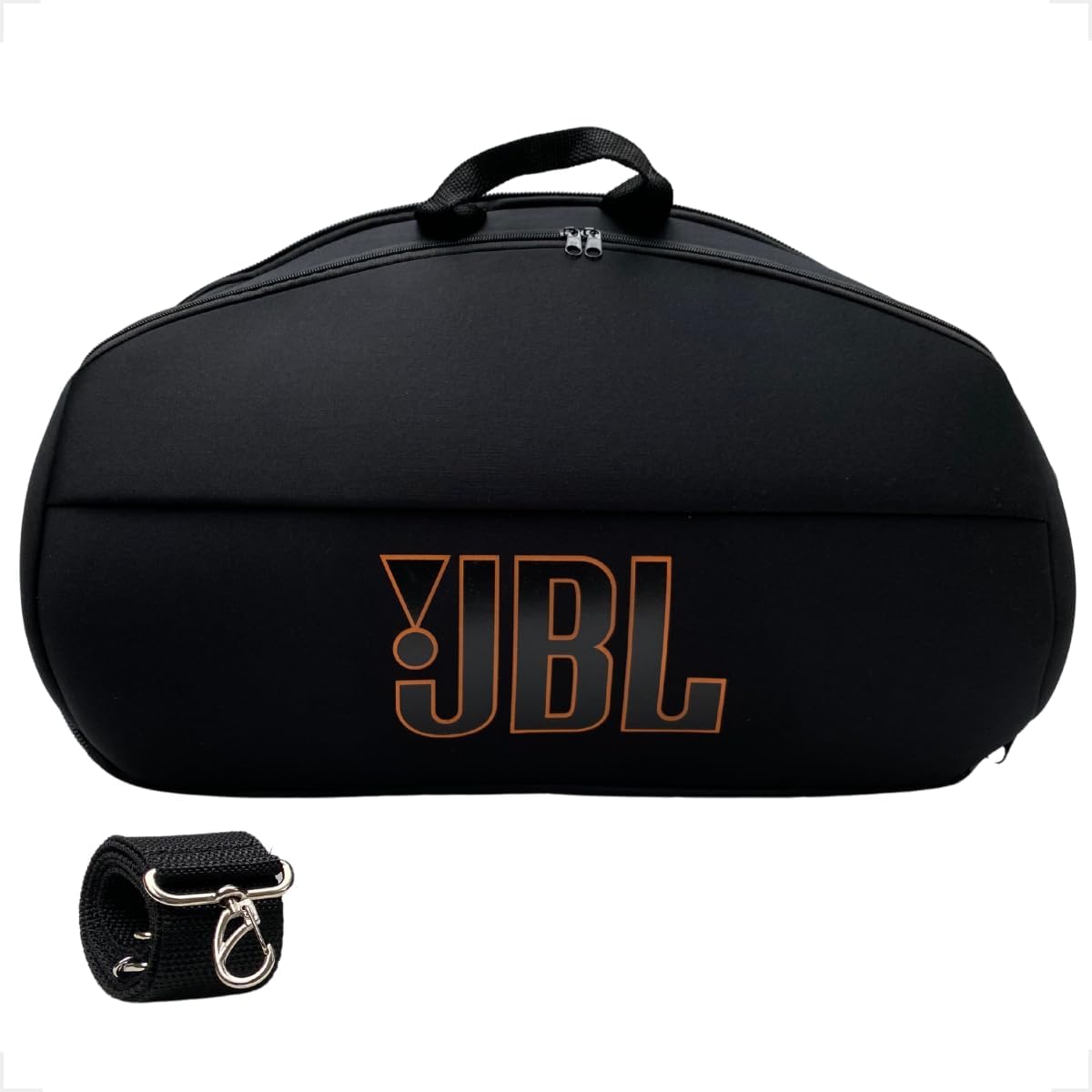 Case Bolsa Capa Protetora Compatível com Caixa de Som Boombox 2 3 Impermeável com Bolso para carregador acessórios, Alça de mão reforçado e Alça de Ombro