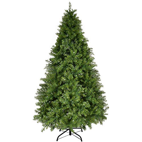 Goplus Pre-Lit Christmas Tree, 8Ft Premium Hinged Spruce Tree With 880 Led Lights And 1498 Branches, Xmas Tree For Indoor #TOP3