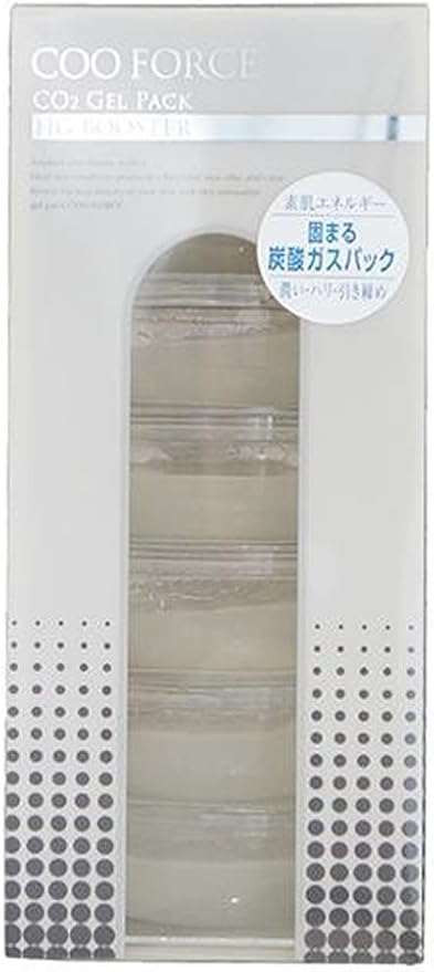 Amazon 固まる簡単炭酸パック クーフォース ジェルパック Hg 6個入り クーフォース スキンケア 基礎化粧品 通販