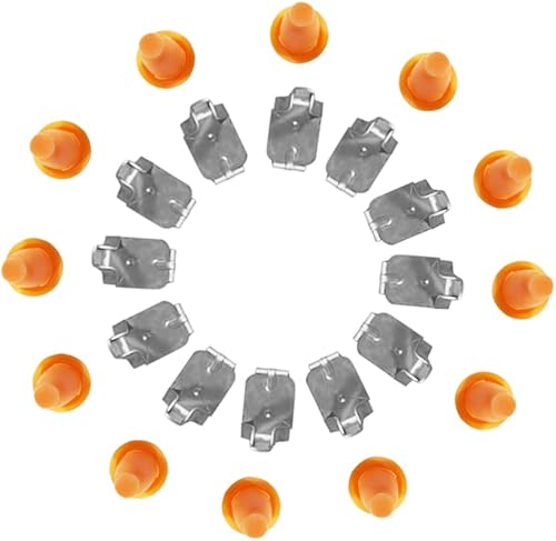 Miniatura 2 de CULMKARI 12 Front Door Panel Frame Plugs &amp; Door Panel Clips Repair Kit for 1964-1972 Chevy Chevelle 1967-1981 Pontiac Firebird 1967-1972 Oldsmobile