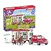 Schleich Horse Club, Horse Toys for Girls and Boys, Camping Trip with Camper Playset
