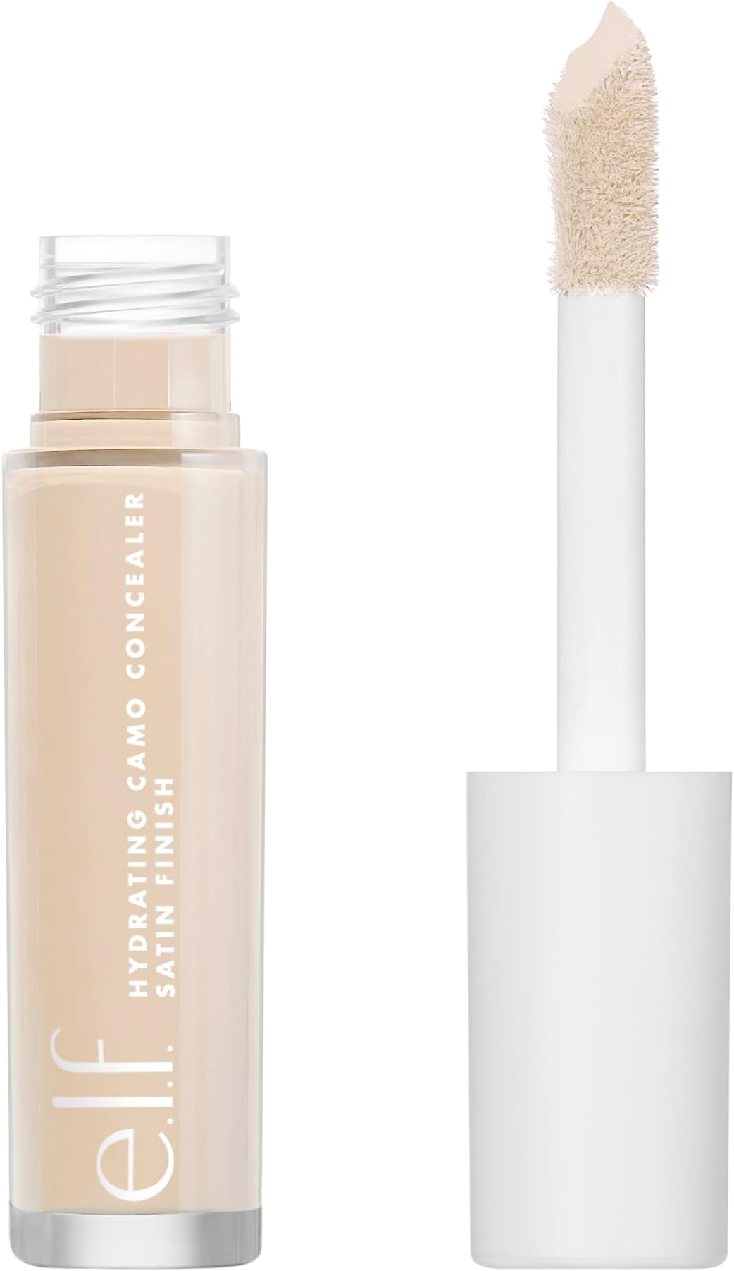 e.l.f. e.l.f, Hydrating Camo Concealer, Lightweight, Full Coverage, Long Lasting, Conceals, Corrects, Covers, Hydrates, Highlights, Fair Warm, Satin Finish, 25 Shades, All-Day Wear, 0.20 Fl Oz