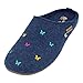HAFLINGER Everest Farfalline Pantofole di feltro con farfalle Jeans, taglia 39